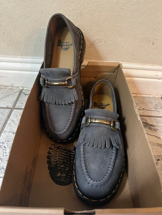 Dr. Martens Washed Denim Adrian Snaffle Loafers Size EU 39 - Picture 7 of 7